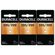 Duracell D395/399B V399101111  Watch/Calculator Battery, 3 Pack 