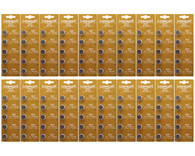 100 Pack Loopacell 357 Watch Electronics Batteries 1.55 Volt Silver Oxide Coin Button Wholesale Pack