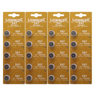 20 Loopacell 357 SR44 Silver Oxide Watch Electronic Battery