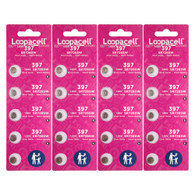 20 PC Loopacell 397 396 Silver Oxide 1.55V Coin Cell batteries
