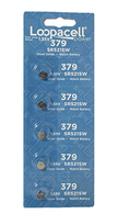 Loopacell 379 Button Cell Silver Oxide Sr521sw Watch Battery (1 Pack of 5 Batteries)