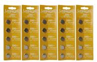 25 Pieces Loopacell 390/389 SR54/SR1130W Silver Oxide Watch Batteries