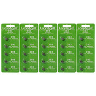 Loopacell 393 (SR48W) 1.55V Silver Oxide Watch Battery (25 Batteries)