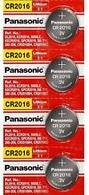 Panasonic 4 x CR2016 CR 2016 DL2016 3V Lithium Button Cell Batteries