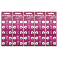 50 x Looapcell AG5 / 393 / LR754 Button Batteries