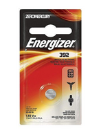 392 / SR41SW Energizer Silver Oxide Button Battery (On a Card)
