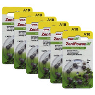Zenipower A10 Mercury Free Hearing Aid Batteries 36  Batteries