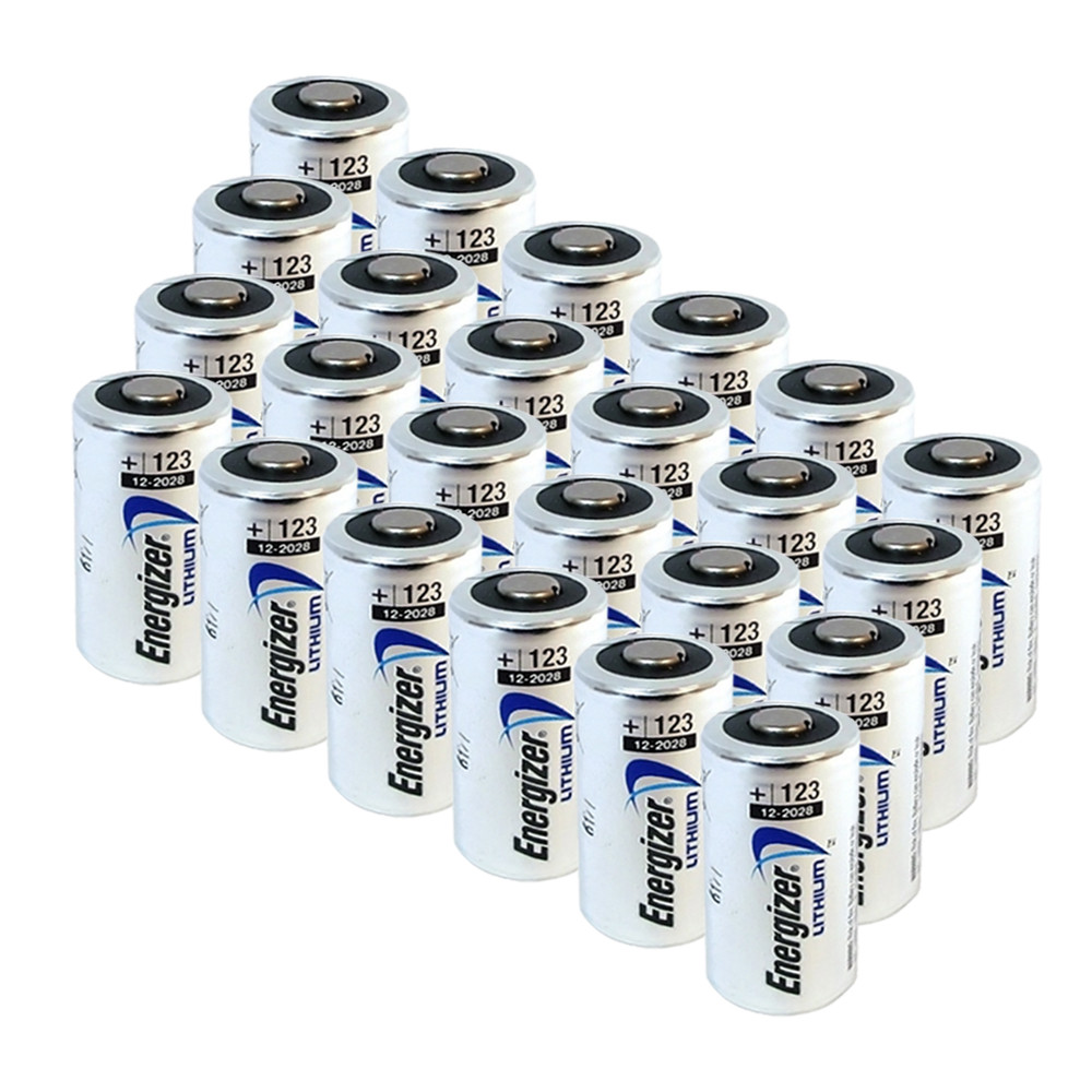 Energizer CR123A Lithium Battery - 1500mAh - 1 Piece Bulk