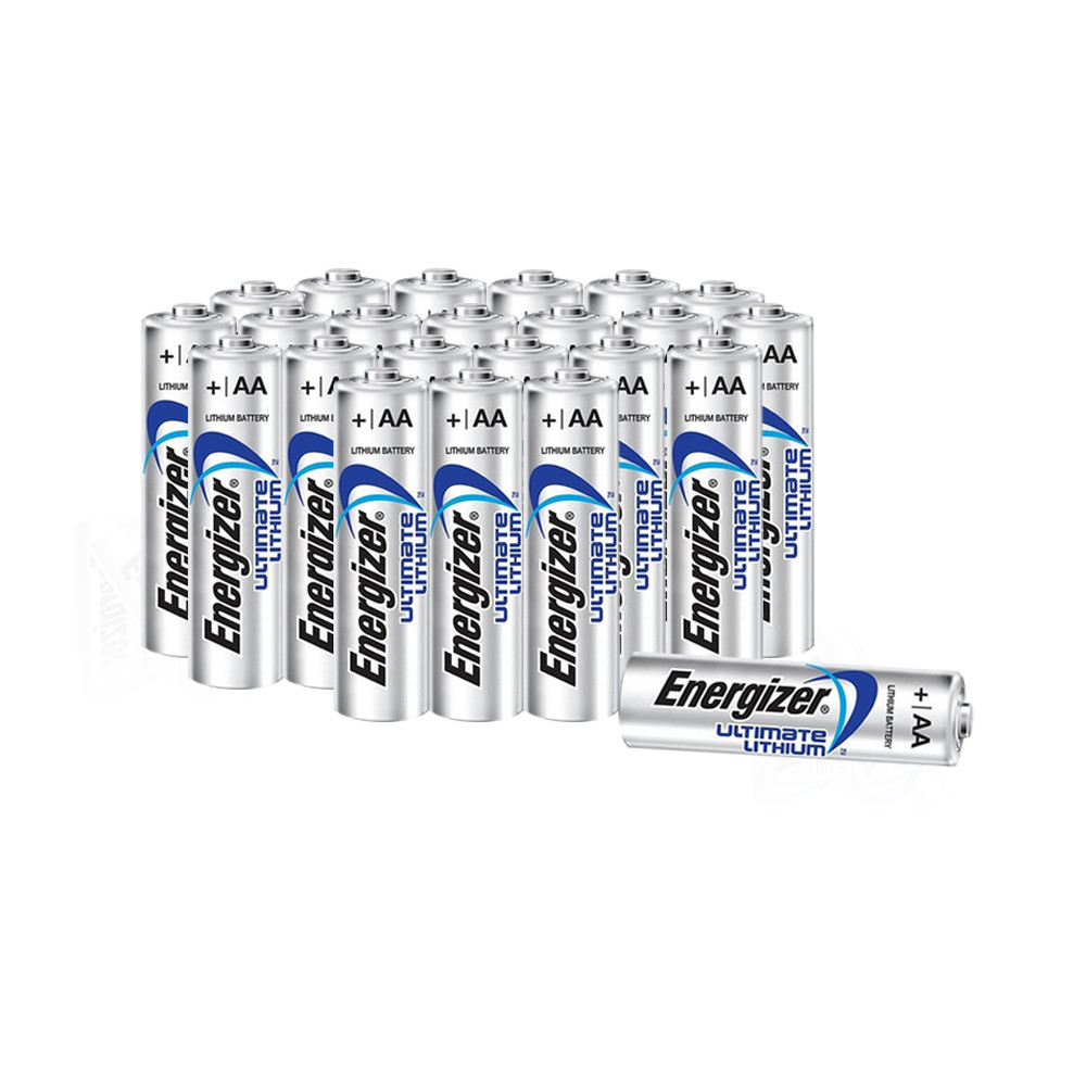Energizer L91 AA Ultimate Lithium Batteries 24 Pack
