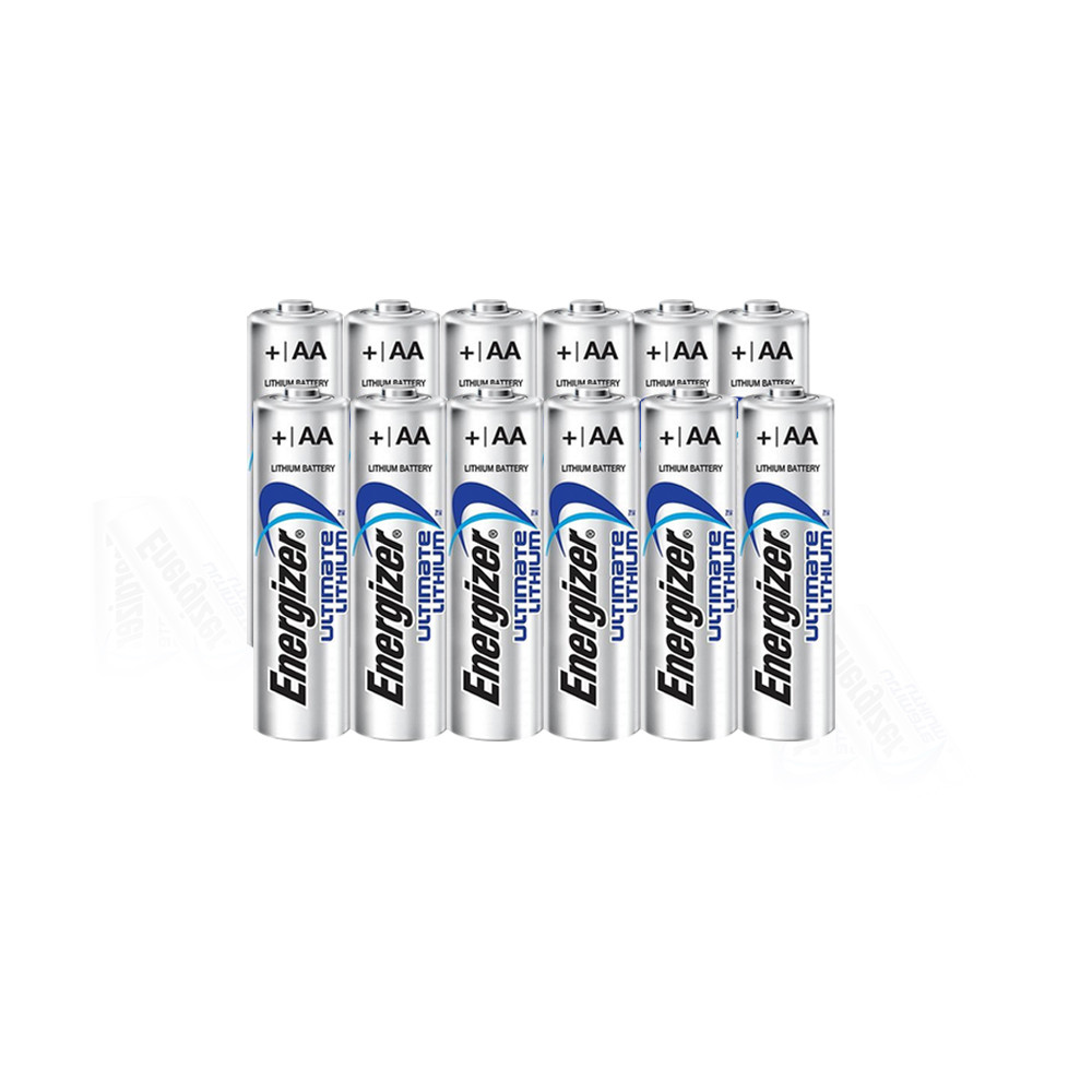 Energizer Ultimate Lithium AA Batteries - L91 (12 Pack) 