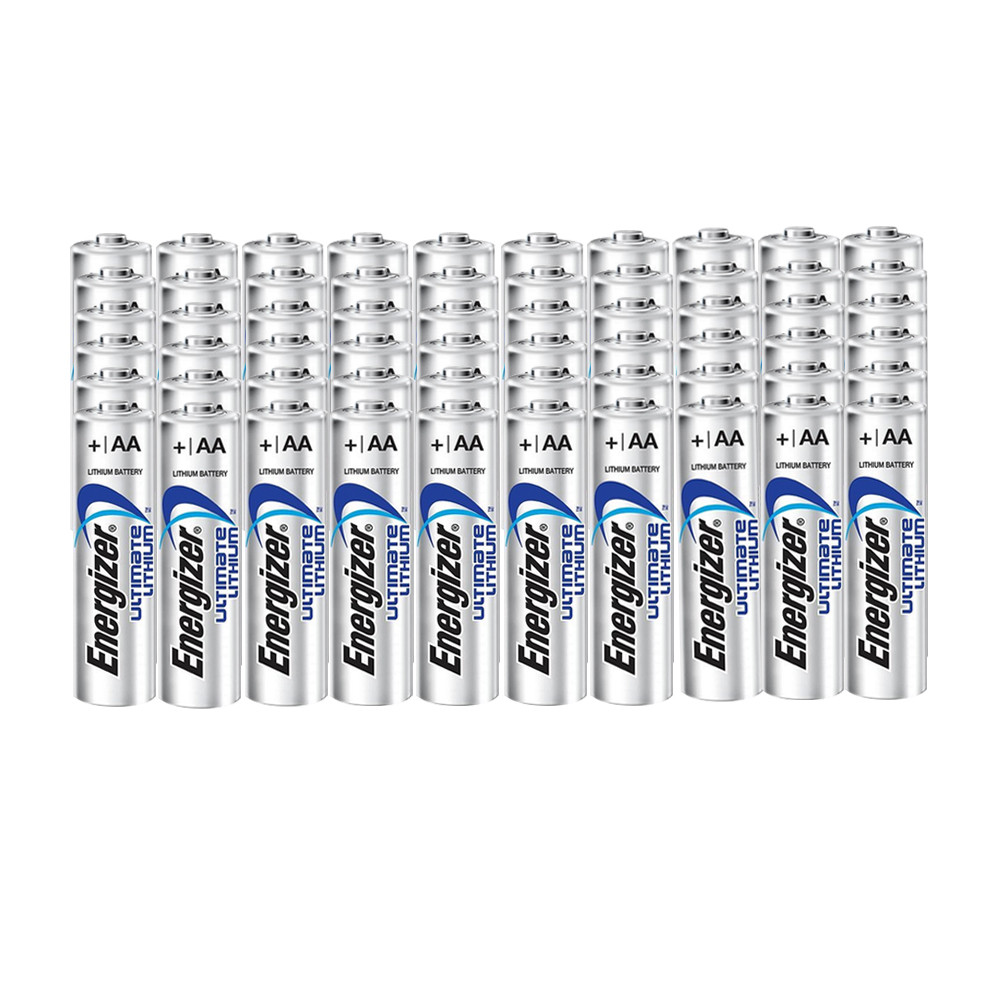Pack of 60 Energizer L91 AA Ultimate Lithium 1.5 Volt Battery Pack of 60 Energizer L91 AA Ultimate Lithium 1.5 Volt Battery