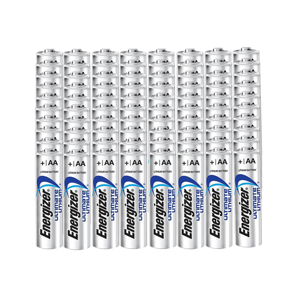 Pack of 80 Energizer L91 AA Ultimate Lithium 1.5 Volt Battery