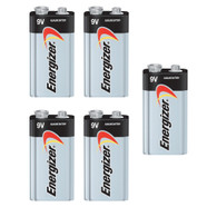 5 Energizer Max 9V 9 Volt E522 1604 Alkaline Batteries