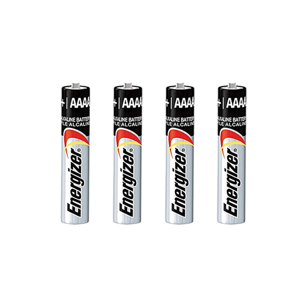 Energizer AAAA EN96 LR61 1.5v Miniature Alkaline Batteries - 4 Pack ...