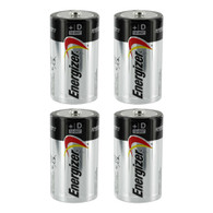 Energizer D Cell Batteries, Max Alkaline (4 Count)