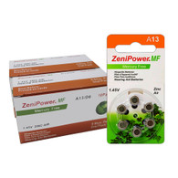 Zenipower Zinc-Air Hearing Aid Battery size 13 Pack of 120