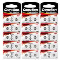 30 x AG2 Camelion (396, 397 & LR726) Button Batteries