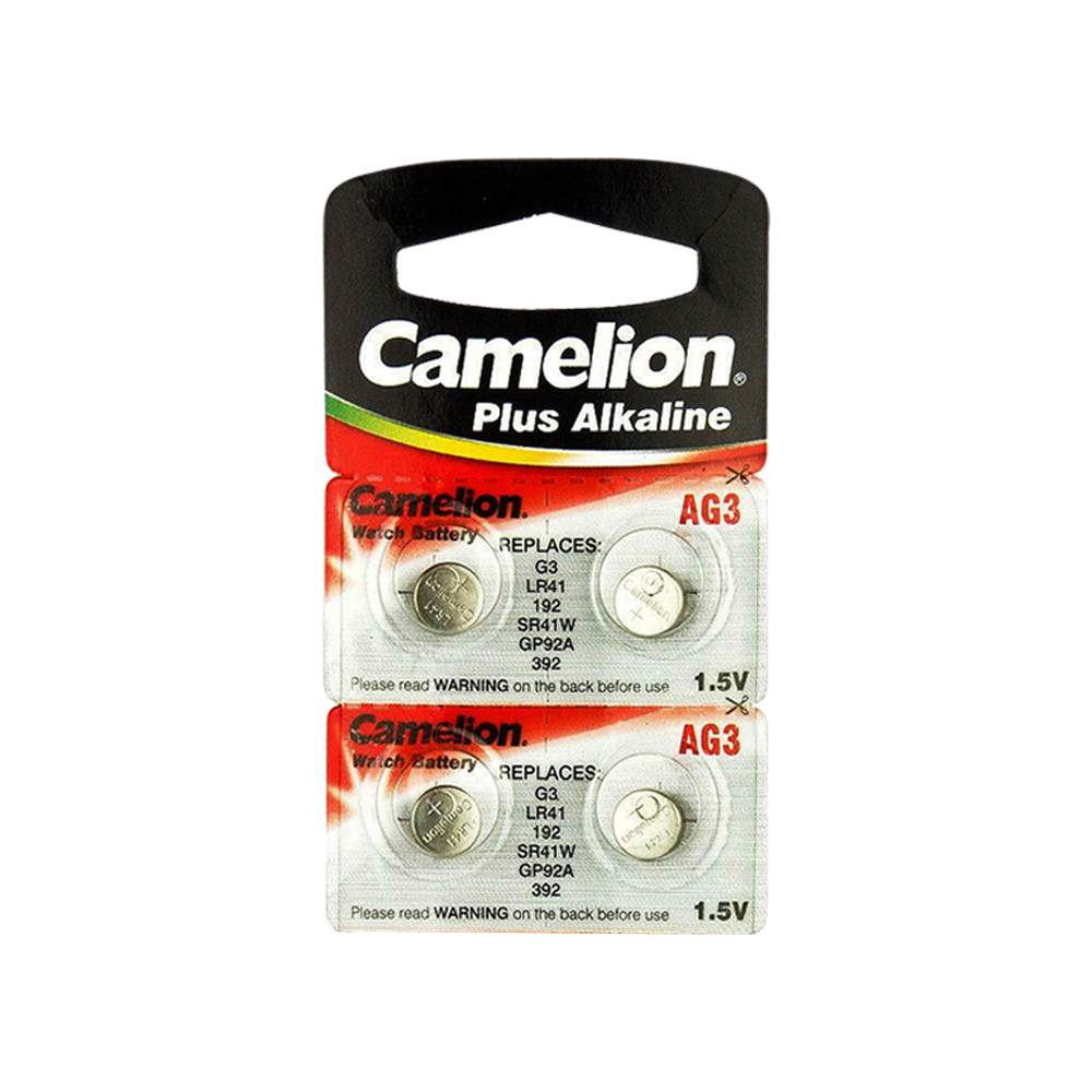 4pcs Camelion AG3 / 392 / LR41 1.5V Button Cell Battery 