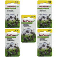 ZeniPower ZENIPOWER-A10-D6-MF 95mAh 1.45V Hearing Aid Zinc Air Batteries - Pack of 30