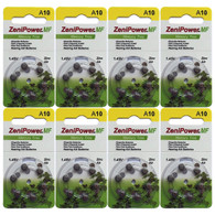 Zenipower Size A10 Mercury Free Hearing Aid Batteries, 48 pcs