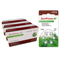 ZeniPower MF Hearing Aid Battery, Size 312 (180 pc)