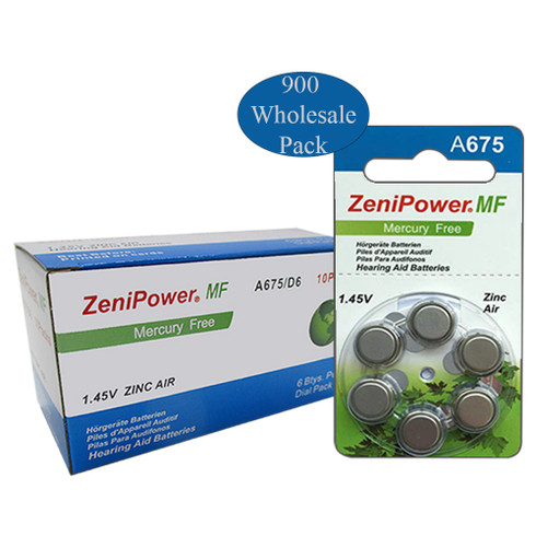 EverActive Ultrasonic Size 675 Zinc Air Hearing Aid Batteries - Mercury Free, PR44, 1.45V (Pack Of ?)