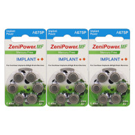 ZeniPower A675P Cochlear Batteries Pack of 18 Super Fresh