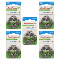 ZeniPower MF 675P Size Hearing aid batteries Cochlear Implant cells PR44P A675P 30 pcs