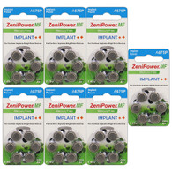 ZeniPower Cochlear Implant Batteries Size A675P Zero Mercury (42 Batteries)