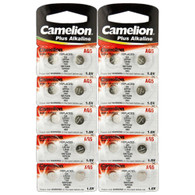 20x Button Cell ag5-lr48-lr754-193-393 Alkaline Watch Battery manufacturers Camelion