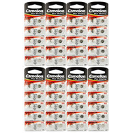 Camelion Alkaline Button Cells, AG5 / G5 / LR754 / LR48 / 193 / SR754W / GP93A / 393, 1.5V - 80 pieces
