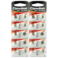 20 x AG6 Camelion (370, 371 & LR920) Button Batteries