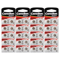 40x Button Cell ag7-lr57-lr926-395 Alkaline Watch Batteries Camelion