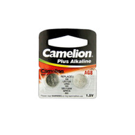 Camelion AG8 / LR55 / 391 1.5V Button Cell Battery 2pk