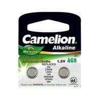 Camelion AG9 / 394 / LR45 1.5V Button Cell Battery 2pk