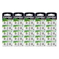 50 x AG9 / 394 / LR936 Camelion Button Batteries