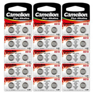 30pcs Camelion AG10 1.5 Volt Alkaline Button Cell Battery CLEARANCE