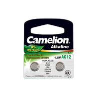 2pcs Camelion AG12 LR43 186 0%Hg battery 1.5V Cell batteries