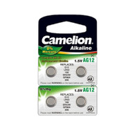 Camelion AG12 / 385 / LR43 1.5V Button Cell Battery 4pcs