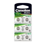 Camelion 1.5 V AG12 Alkaline Button Battery (6pcs)