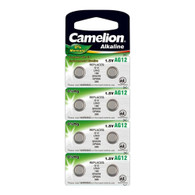 Camelion LR43 AG12 SR43 260 386 1.55V Alkaline Watch Batteries Coin Cell Battery 8pcs 