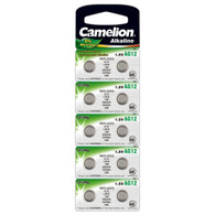 Camelion AG12 Button Cell Batteries, Alkaline Button Battery, 1.5V 10pcs Per Pack