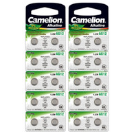 20 x AG12 / 301 / 386 / LR43 Camelion Button Batteries