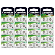 40 AG12 LR43 Camelion 386 LR1142 1.5V Alkaline Button Cell Battery Watch Remote