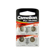 Camelion LR44/AG13 Alkaline Button Battery Great for Red Dot Sights and Lasers. 4 Pack.