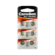 Camelion 6 Camelion AG13 LR44 357 L1154 A76 Alkaline Batteries