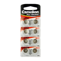 Camelion Plus Alkaline High Energy AG13 LR44 1.5V Battery 8 Pack