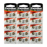 Camelion AG13 / 357 / LR44 1.5V Button Cell Battery 30pk