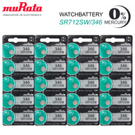 20x MURATA SR712SW SR712SW 346 1.55v Button Coin Silver Oxide Battery