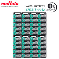 Murata 362 (SR721SW) 1.55V Silver Oxide 0% Hg Mercury Free Watch Battery (40 Batteries)